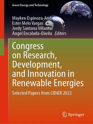 cover image of Congress on Research, Development, and Innovation in Renewable Energies